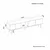 Hanah Home TV Komoda Ramsey, 180x50x29,6 cm, Bela