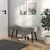 Homestar Klop 100x36x45 cm Siva