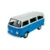 shumee WELLY 1972 VW VOLKSWAGEN BUS T2 BELO-MODRA 1:34 42347