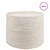 Vidaxl Vrv iz jute 4 Bela 100% Tossa jute