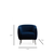 Atelier del Sofa Fotelja Eses 82x82x70cm Plava
