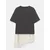 Pull&Bear Majica antracit/bela