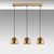 Opviq Luster Mugo-10669, 62x17x110 cm, 3xE27, IP20, Bakarne boje