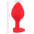 You2Toys Silikonska analna kupa, M, Crveni