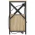 vidaXL Nočna omarica sonoma hrast 40 x 31 x 60 cm Konstruiran les