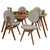 Hanah Home Trpezarijski set Touch (4S), Hrast-bež