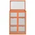 Vidaxl Rastlinjak iz lesa 75x47x109 cm