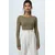 Trend Alacati Stili Ženska bluza Alc-X14395, Maslinasta