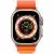 Apple Watch Ultra (GPS + Cellular) 49mm Titanium Case with Orange Alpine Loop - Medium - Titanium