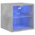 TV ormarić s LED svjetlima siva boja betona 30 x 28,5 x 30 cm