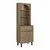 Hanah Home Ledli ormarić za kafe kutak 60 × 179 × 41,8 cm, atlantski bor