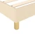 Vidaxl Box spring posteljni okvir krem 140x190 cm blago