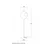 ARIA 34 Podna lampa 12W 3000K Crna