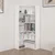 Hanah Home polica za knjige Adel 4 Shelf Corner, 60×60 cm, bela