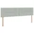 Krevet s od storage s madracem Svijetlo siva 100 x 200 cm