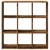 Pregrada / regal za knjige boja drva 102x29x103,5 cm drveni