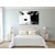 Slika modni ženski portret v črnobeli izvedbi - 120x80