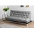 Atelier del Sofa Trosed na razvlačenje Saki 185x120cm Svetlosivi