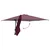 Vrtni suncobran Bordeaux Crvena 248,5 x 247,5 x 160 cm