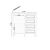 HANAH HOME Bela mat komoda Rb 044 01