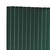 VIDAXL dvostranska PVC ograja Zelene barve 90 x 300 cm