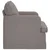 Vidaxl Kavč Taupe 142 x 80 x 85 cm Kovina