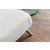 ATELIER DEL SOFA Dvosed Folde 2 Seater Teddy Fabric Cream