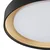 Brilliant - LED prigušiva plafonska lampa WALDO LED/24W/230V crna/zlatna + daljinski upravljač