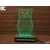 Black Cut 3D Lampa Sova, Crvena