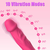 SuperLove Realistic Heating Soft Vibrator Pink