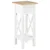 280057  Side Table White 27x27x65,5 cm Wood