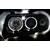 OEM Kristalni farovi Angel Eyes Audi A4, 1995-1998, Crna