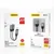DUDAO L17 adapter Lightning - Lightning/3,5 mm mini jack, siva