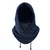 Zimska fleece kapica s kapuljačom - Crna KP36869