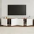 Nordure TV komoda, 180x46x35cm, Bela