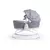 Tiny Love gugalnik/ležalnik Cozy 3v1 Rocker Napper - Grey