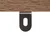 Stalak za cipele Aliaj sa 4 police 63x30x90.5cm crni/boja drveta Five