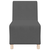 Modularna sofa bez naslona 3 pcs Tamno siva 55 x 74 x 82 cm