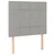 Vidaxl Box spring postelja z vzmetnico svetlo siva 90x200 cm blago