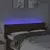 LED uzglavlje tamnosmeđe 147x16x78/88 cm od tkanine