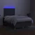 Vidaxl Box spring postelja z vzmetnico LED temno siva 120x200 cm blago