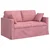 Sofa Ružičasta 138 x 78 x 80 cm Baršun