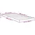 Vidaxl Posteljni okvir Siva Sonoma 100 x 200 cm Konstruiran les