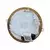 LED ugradno svetlo CIRCLE LED/12W/230V 4200K, prečnik 16,7 cm, braon