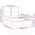 Krevet box spring s madracem LED tamnosivi 140x190 cm tkanina