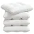 Jastučići za sjedenje 4 pcs Bijelo 40 x 40 x 12 cm tkanina