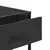konzolni stol crni 90x35x80 cm konstruirano drvo