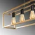 Opviq Luster Kafes-13749, 100x20x20cm, IP20, Zlatne boje