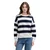 TOM TAILOR DENIM Majica mornarska/bela
