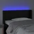 LED uzglavlje crno 83x16x78/88 cm od umjetne kože